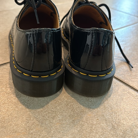 Dr Martens Black Patent Leather Oxfords 10084 - Picture 4 of 8